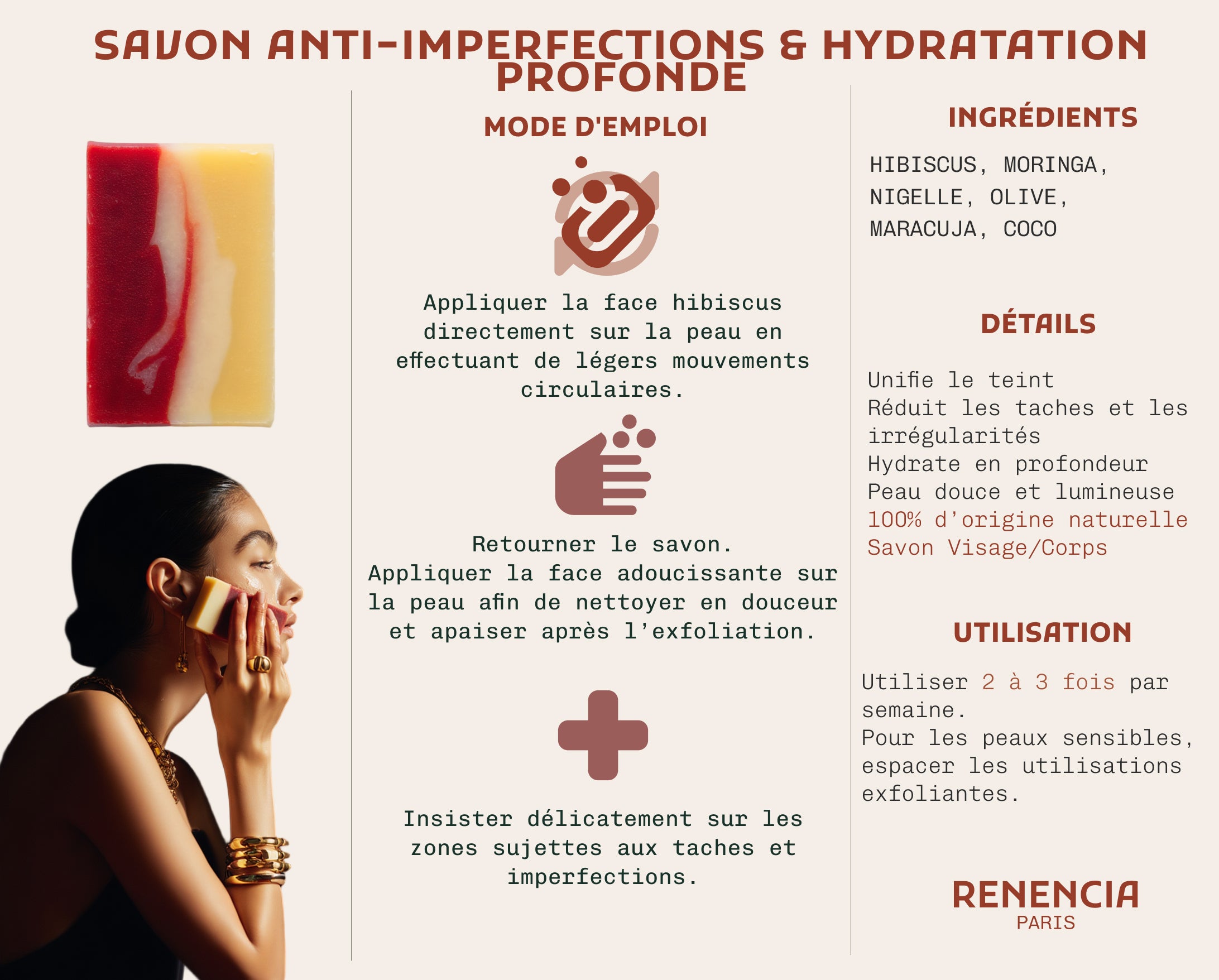 Savon Illuminateur Anti-imperfections Hydratation profonde
