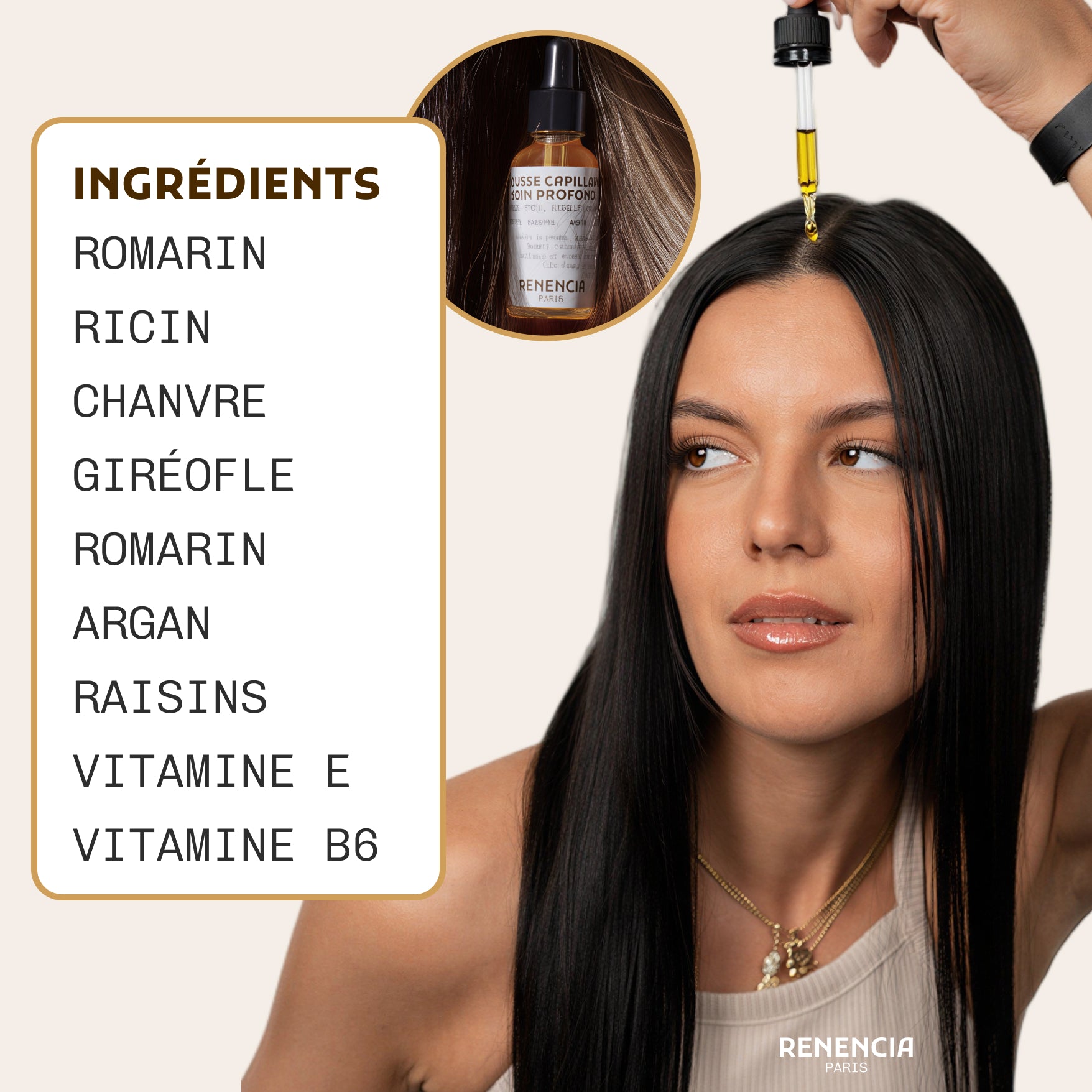 Huile cheveux vivifiante - 30 ml