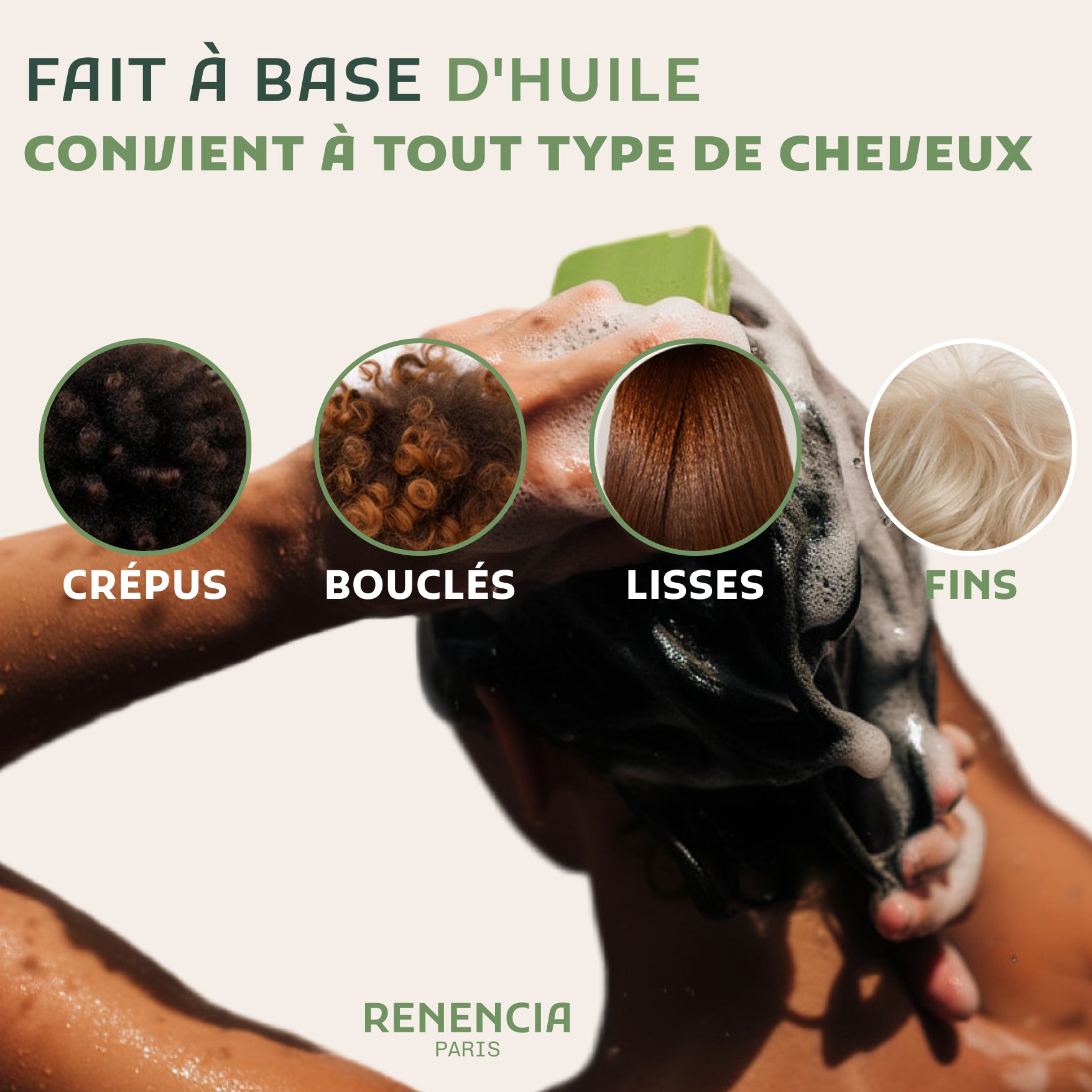 Shampoing Solide Anti-Chute Cheveux